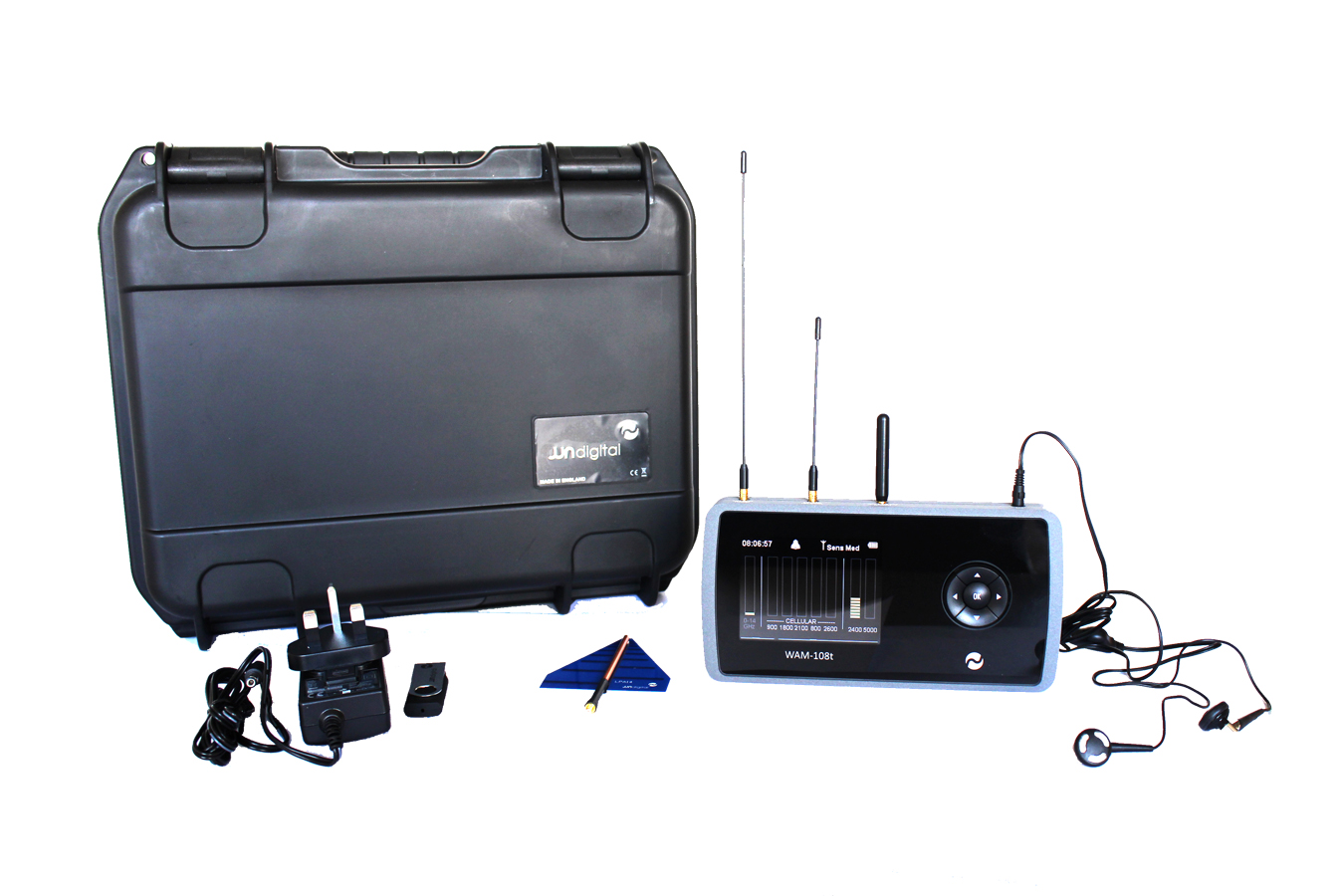 英国WAM-108t多频段无线信号频谱分析仪